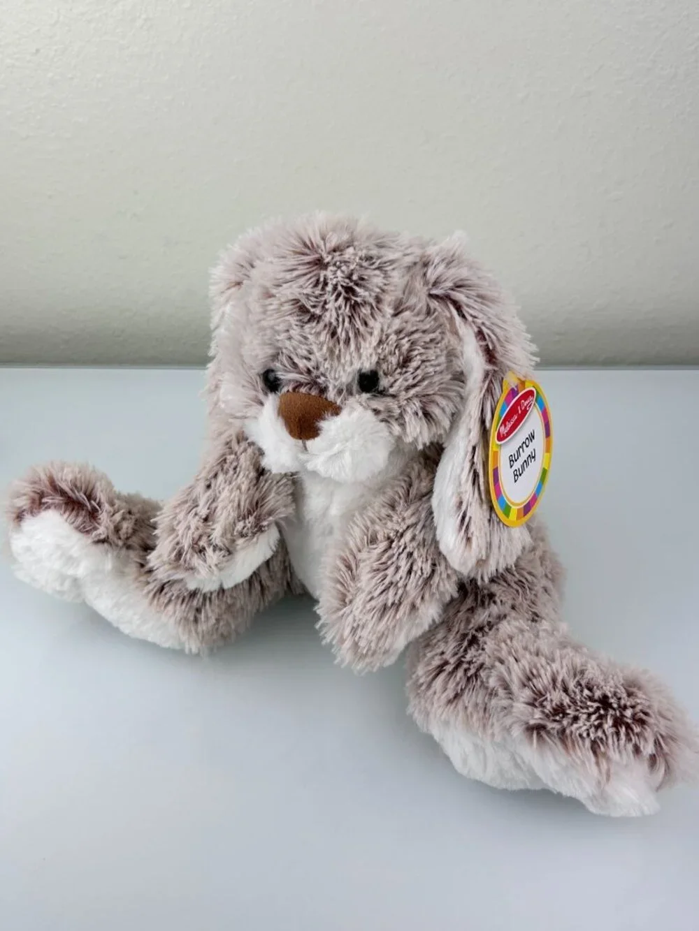 Melissa & Doug Burrow Bunny #7674 Stuffed Animal Rabbit Plush Soft Toy NWT Gift